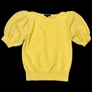 Ann Taylor • Mixed Stitch Puff Sleeve Sweater || Medium